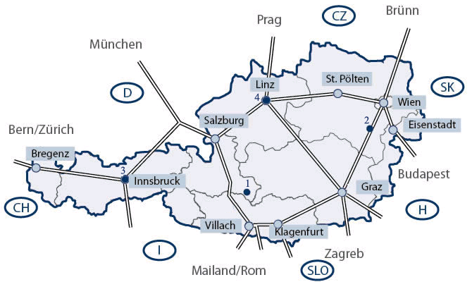Österreich Karte Österreich Karte